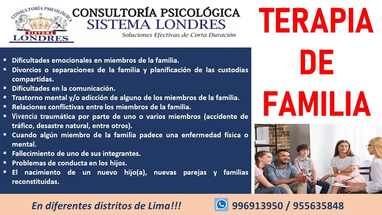 TERAPIA PARA FAMILIA