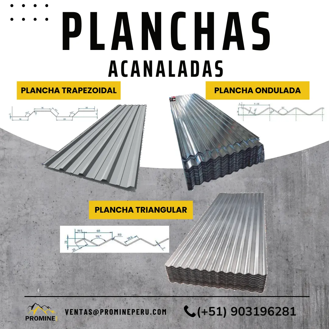 PLANCHAS ACANALADAS PROMINE SAC-AQP 