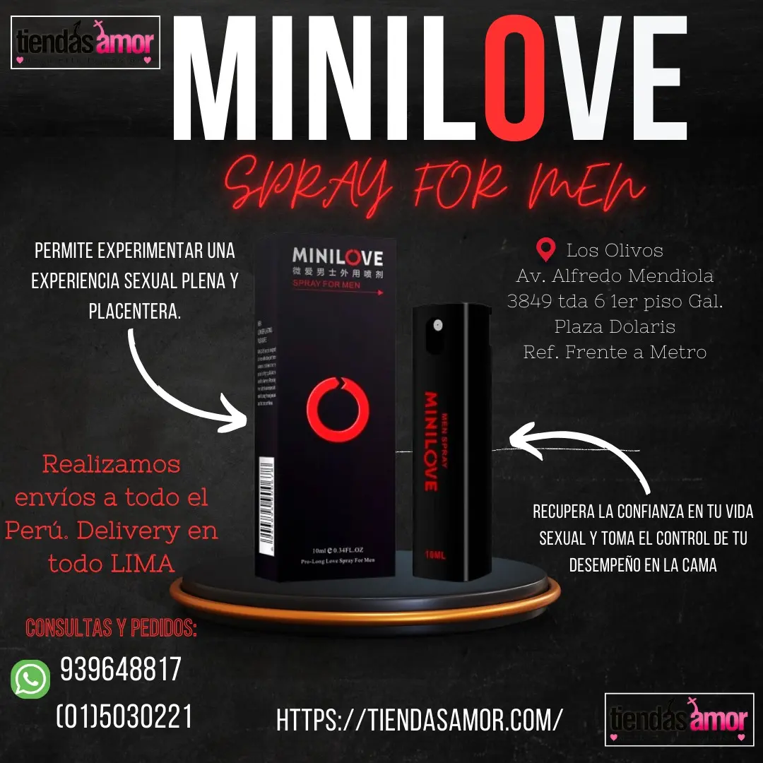 Minilove For Men Retardante experiencia sexual completa - PERU