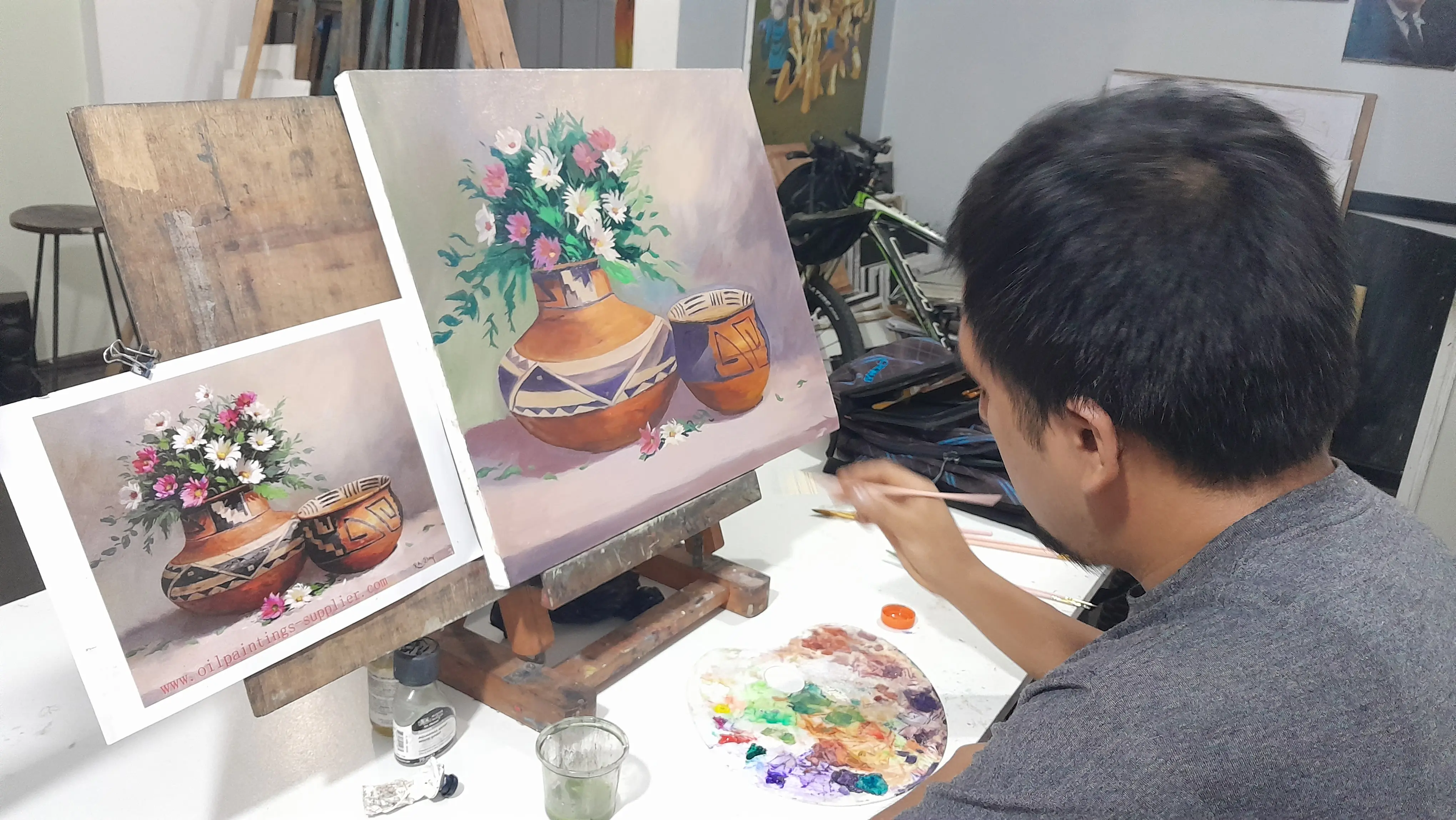 Taller de Dibujo y Pintura en el centro de Lima.