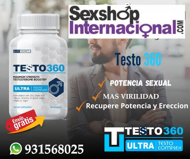 TESTO360 ERECCIONES PLACER TESTOSTERONA ORGASMOS ENERGIA DESARROLLO VIRIL 931568025