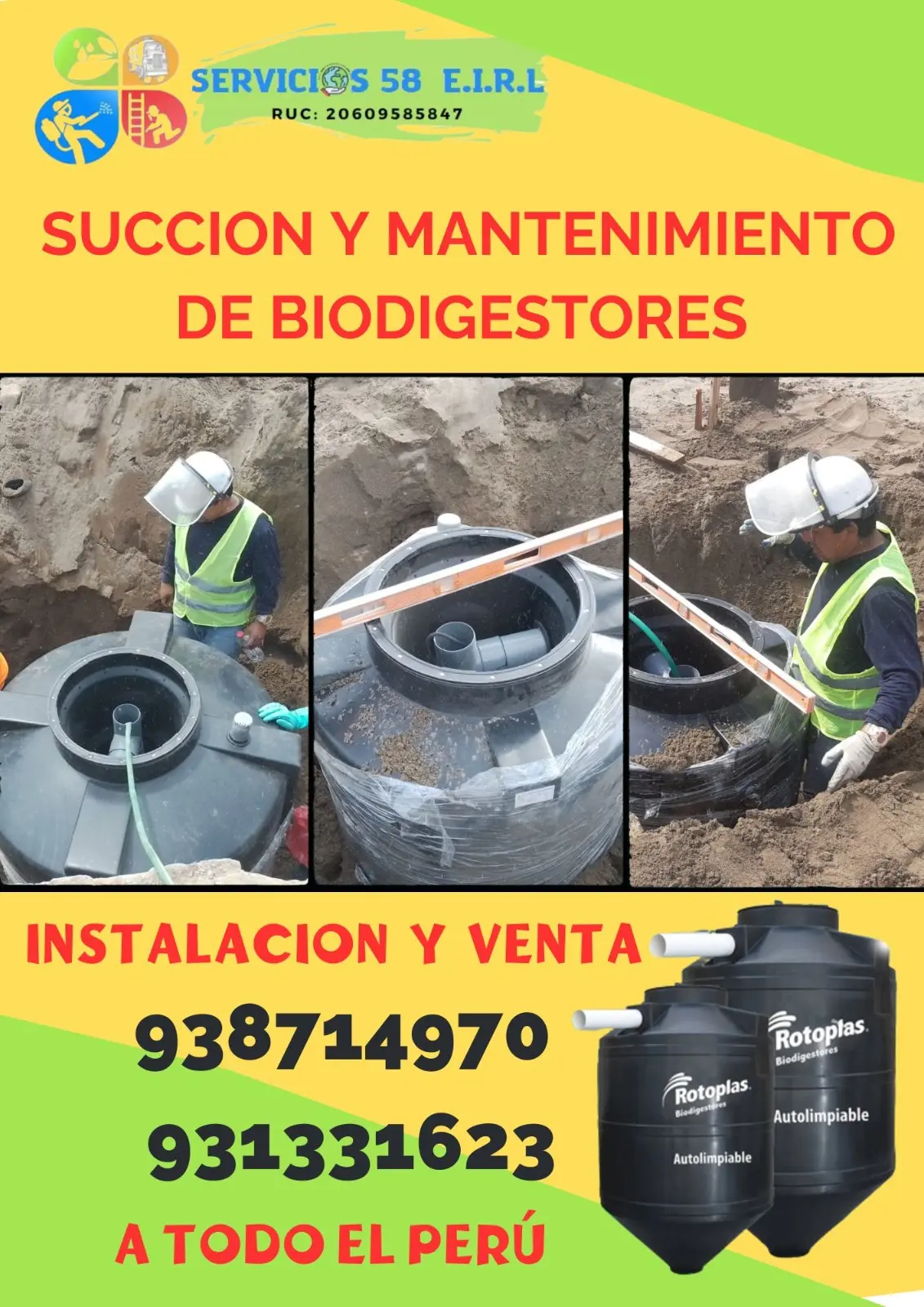 TRATAMIENTO DE AGUAS RESIDUALES LIMPIEZA  DE POZOS SÉPTICOS SILOS CEL 938714970 TRAMPA DE GRASA INSPECCIÓN DE REDES DE DESAGÜE VÍDEO LIMA HUACHO BARRANCA Y TODO EL PERU