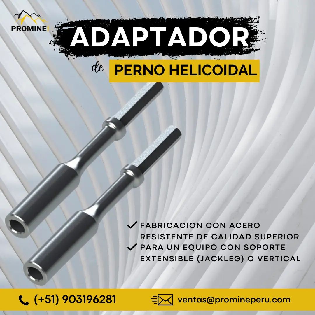 ADAPTADOR DE PERNO HELICOIDAL PROMINE SAC