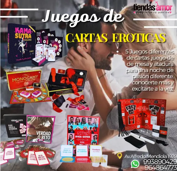 5 JUEGOS DE CARTAS EROTICAS EL DESEO Y PLACER JUNTOS SEXSHOP 993890429