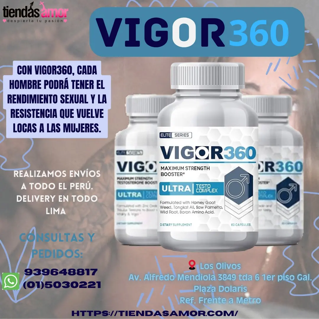 VIGOR 360 Mejora el rendimiento físico - TIENDAS AMOR IZAGUIRRE