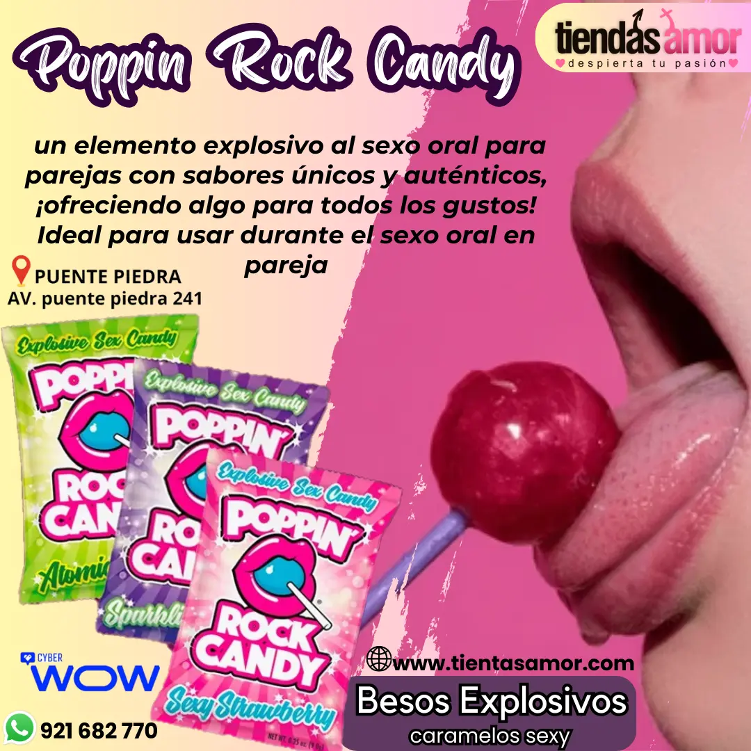 Caramelos Para Sexo Oral - Popping Rock Candy