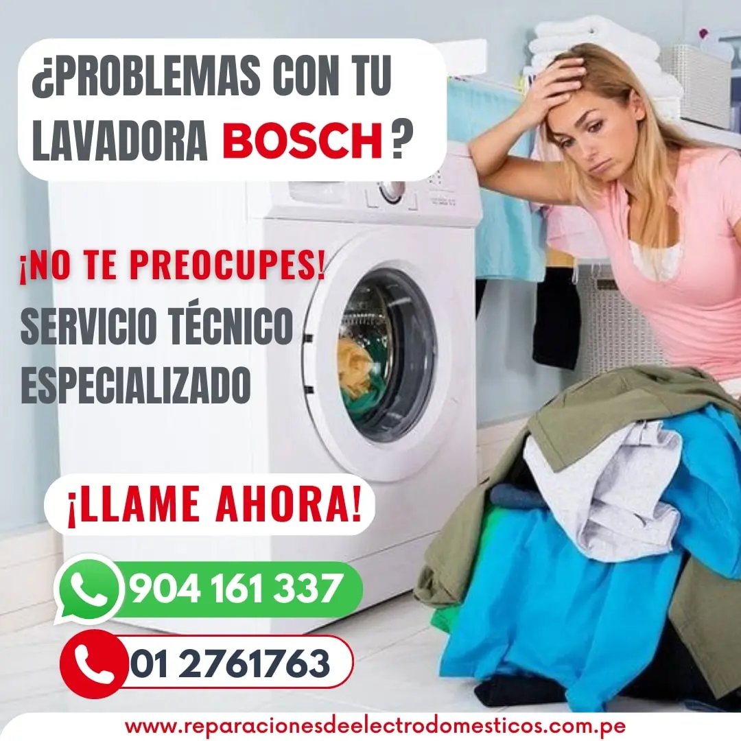 Operativo Tecnicos de Lavadoras BOsch 904161337