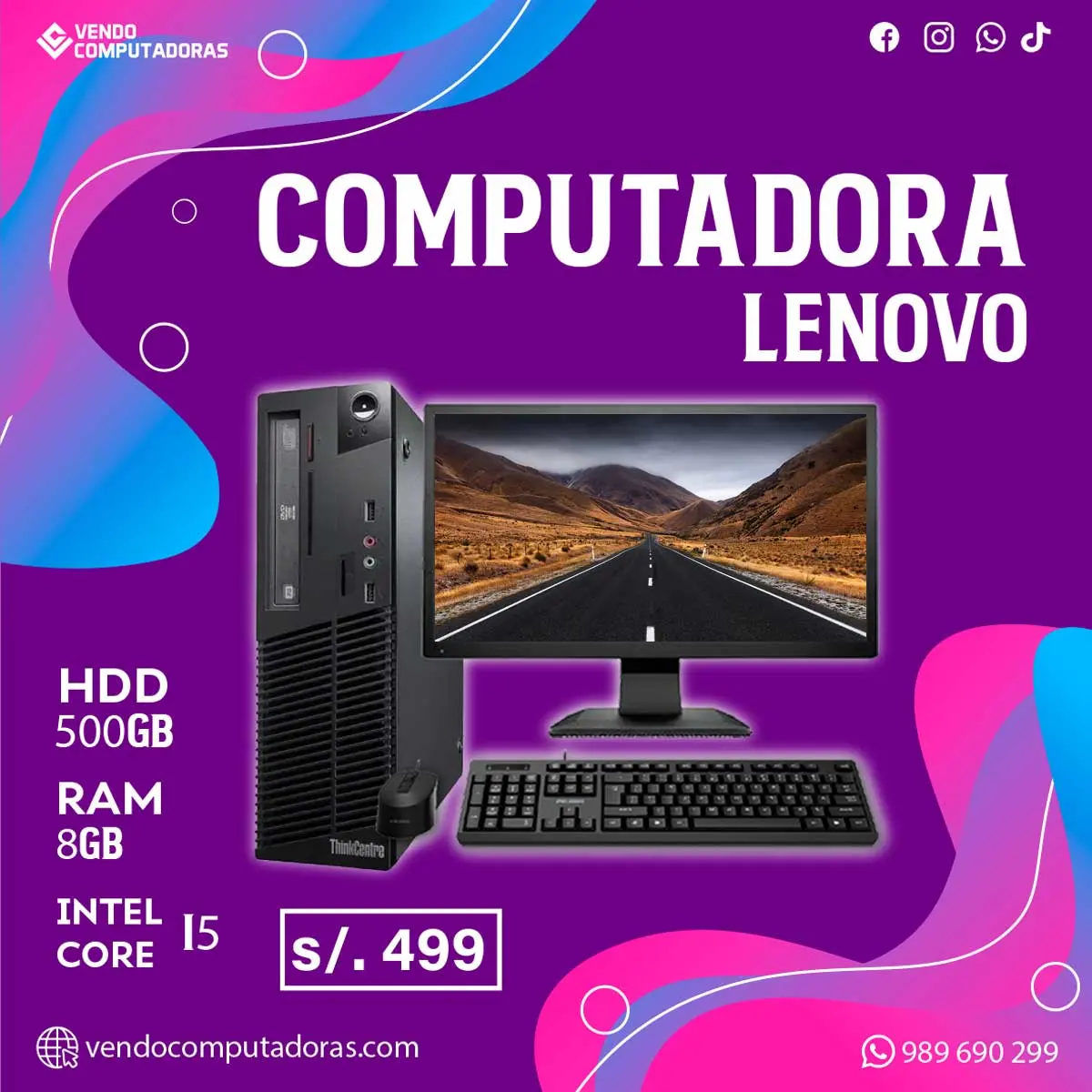  NO TE PIERDAS ESTA OPORTUNIDAD PC CORE I5 