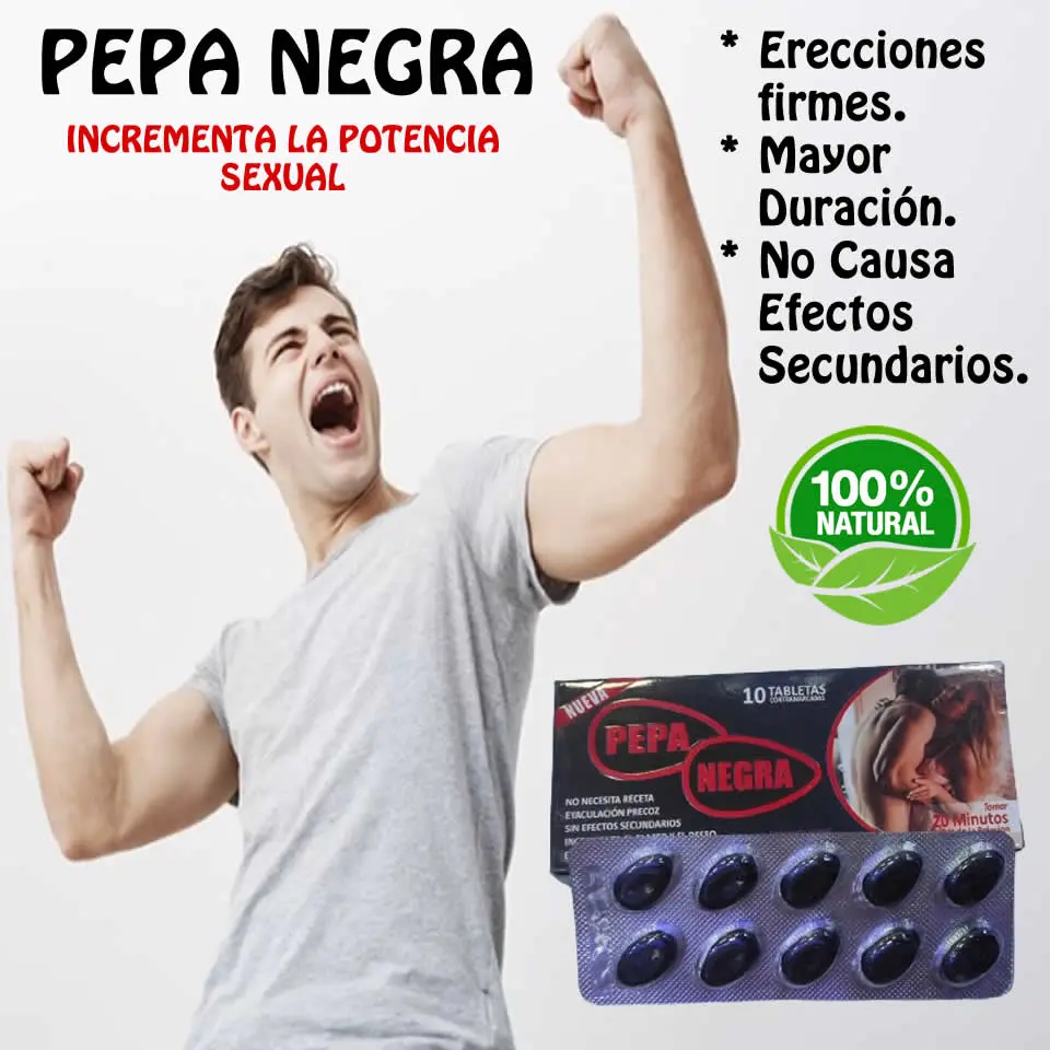 POTENCIA SEXUAL - PEPA NEGRA - SEXSHOP MIRAFLORES