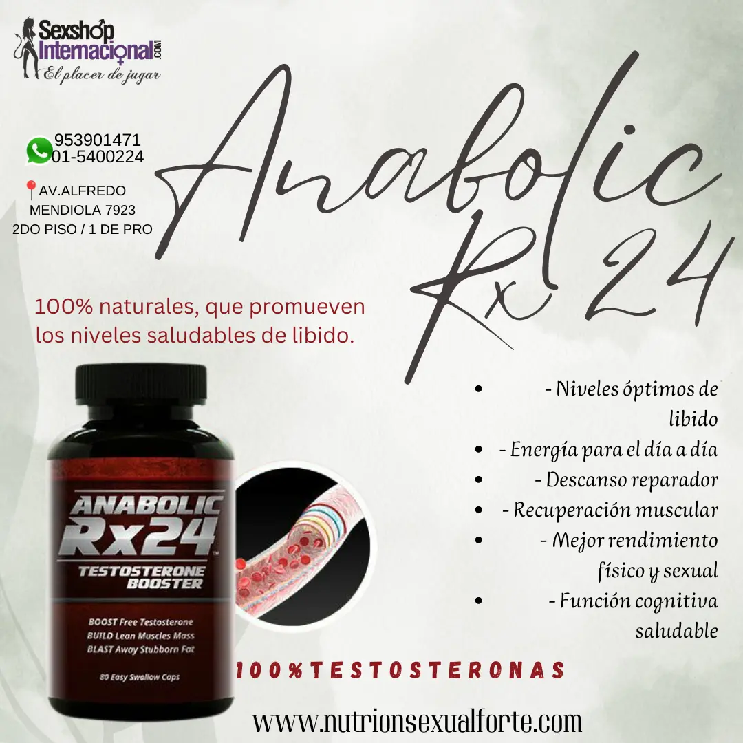 ANABOLIC-LIBIDO ALTO-TESTOSTERONAS 100 