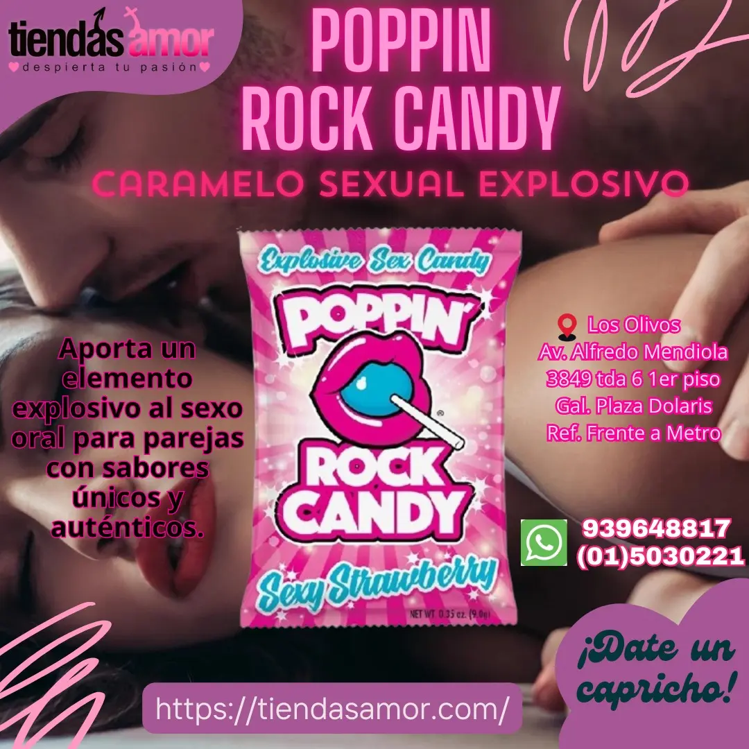 Caramelos Para Oral Popping Rock Candy Fresa - IZAGUIRRE PERU