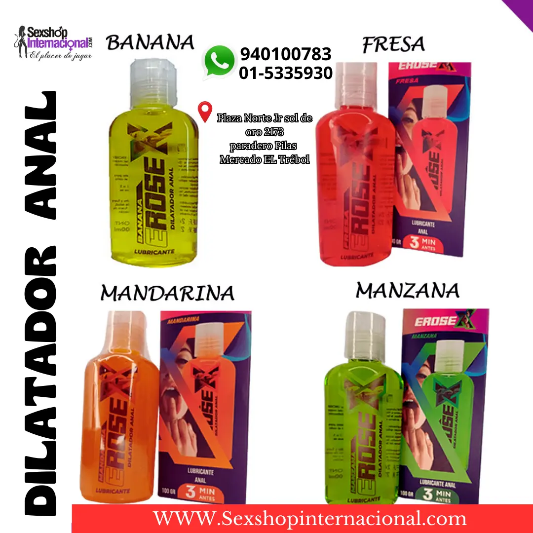 DILATADORES ANALES EROSEX SABORES 