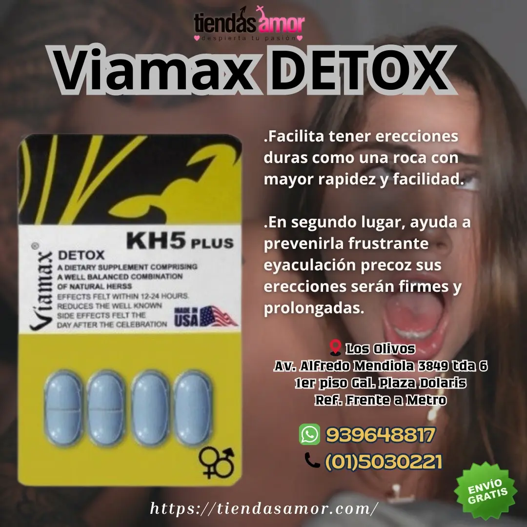 Viamax Detox KH5 Plus erecciones duras como una roca - IZAGUIRRE