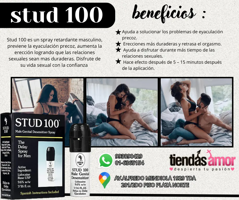 GRAN OFERTA STUD 100 RETRDANTE Y MAS PLACER SEXSHOP 993890429