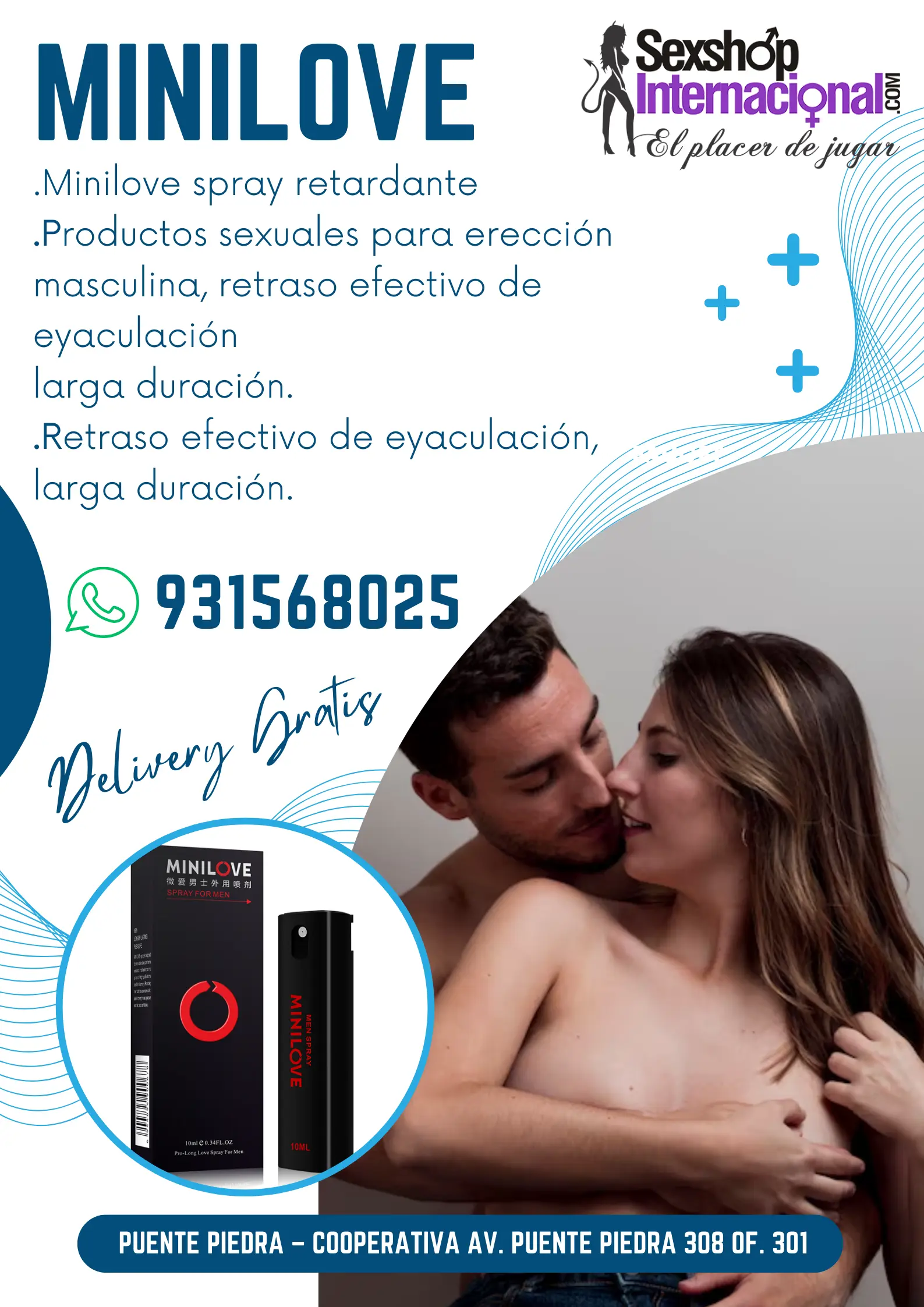 MINILOVE GEL TÓPICO MAS LUBRICACIÓN DESEO Y PLACER SEXSHOP 931568025