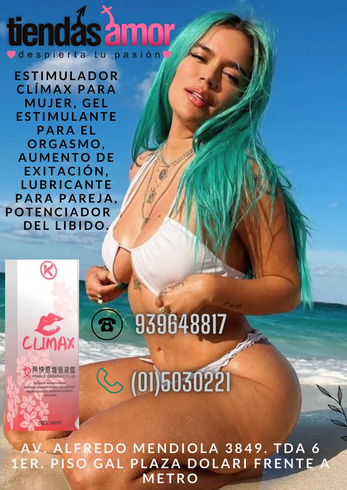 CLIMAX LUBRICANTE para apretar la Vagina - ALFREDO MENDIOLA 3849