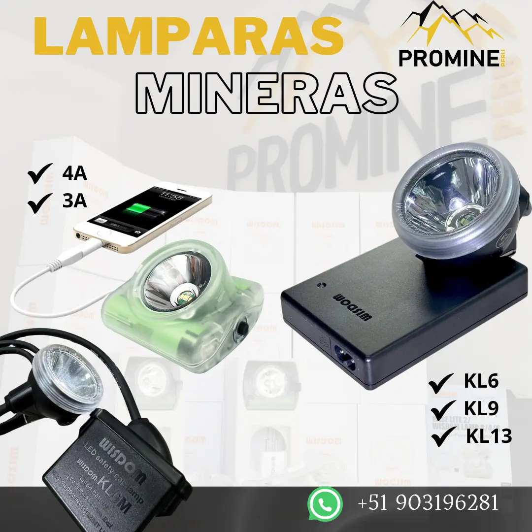 LÁMPARAS MINERAS ALÁMBRICA - INALÁMBRICA PROMINE SAC_AQP 