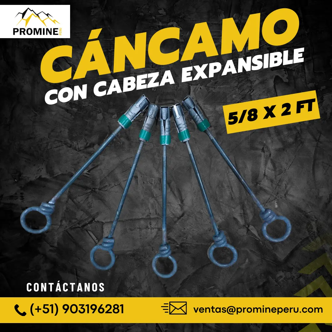 CÁNCAMO CON CABEZA EXPANSIBLE PROMINE SAC_AQP 