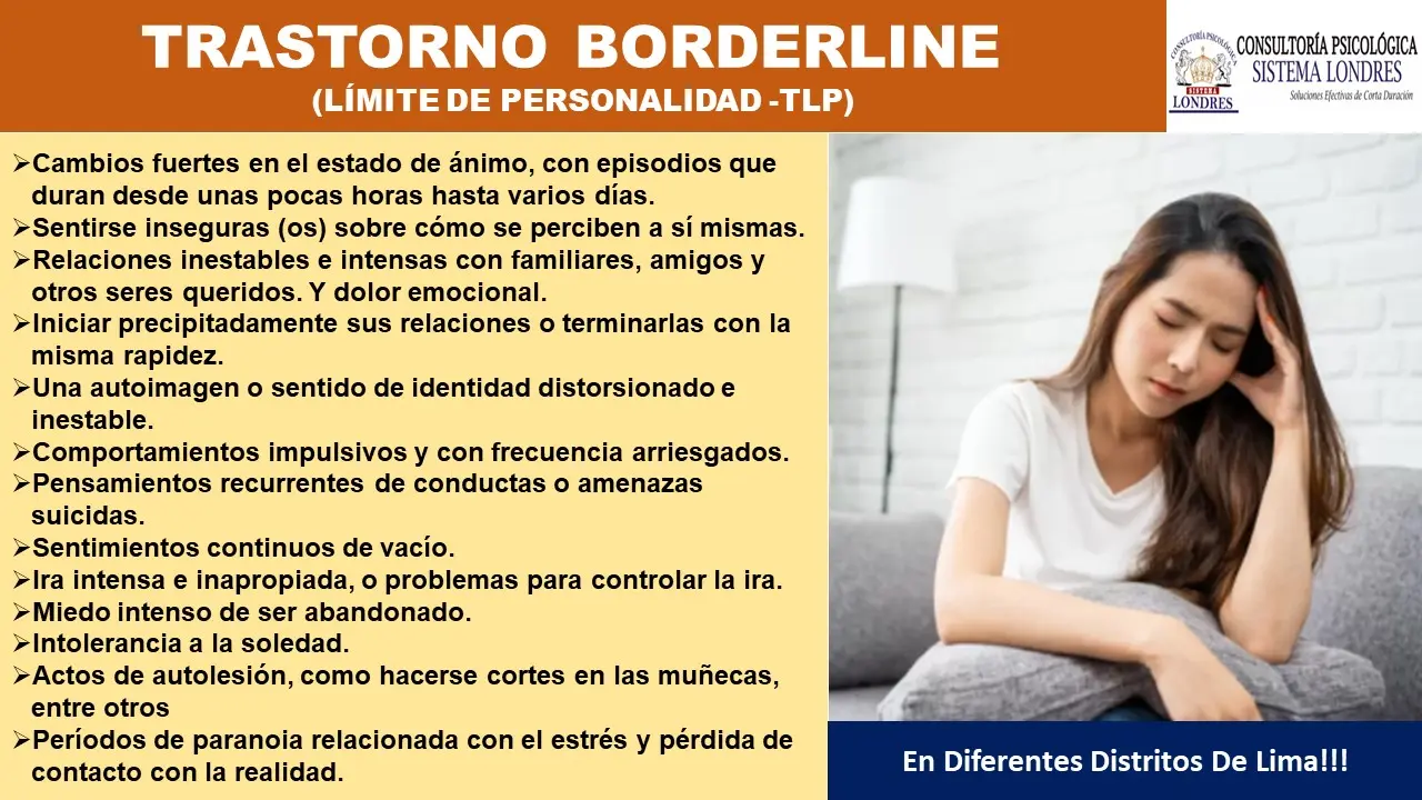 TRASTORNO BORDERLINE trastorno límite de la personalidad 