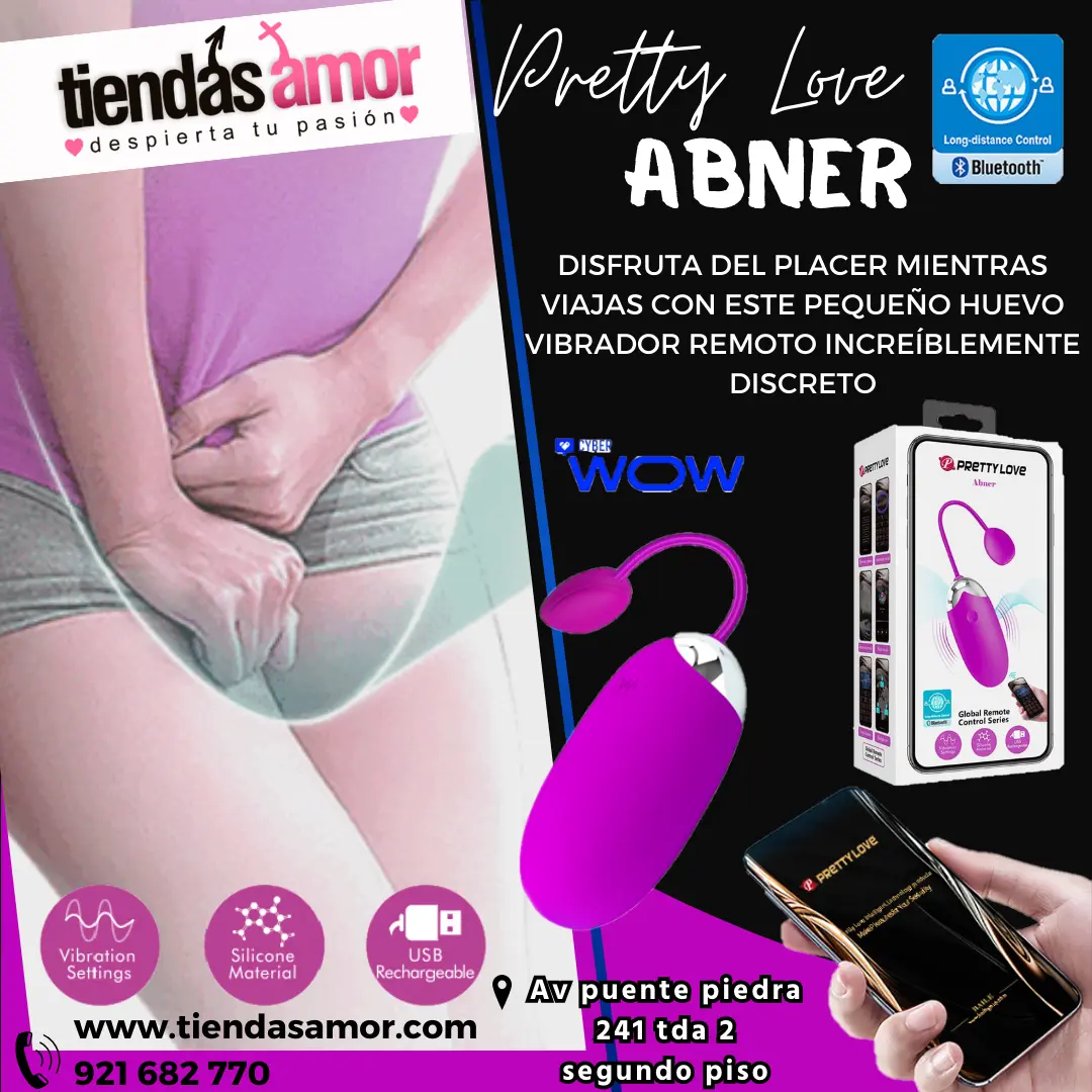 Pretty Love Abner Inalámbrico con control Bluetooth por app IOS y Android Recarga USB.