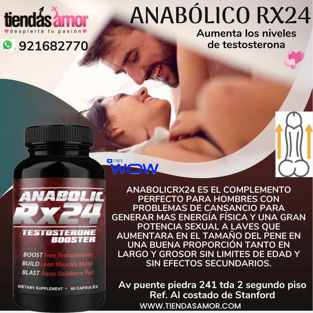 Anabólico Rx24 largo y grosor sin limites ectos secundarios