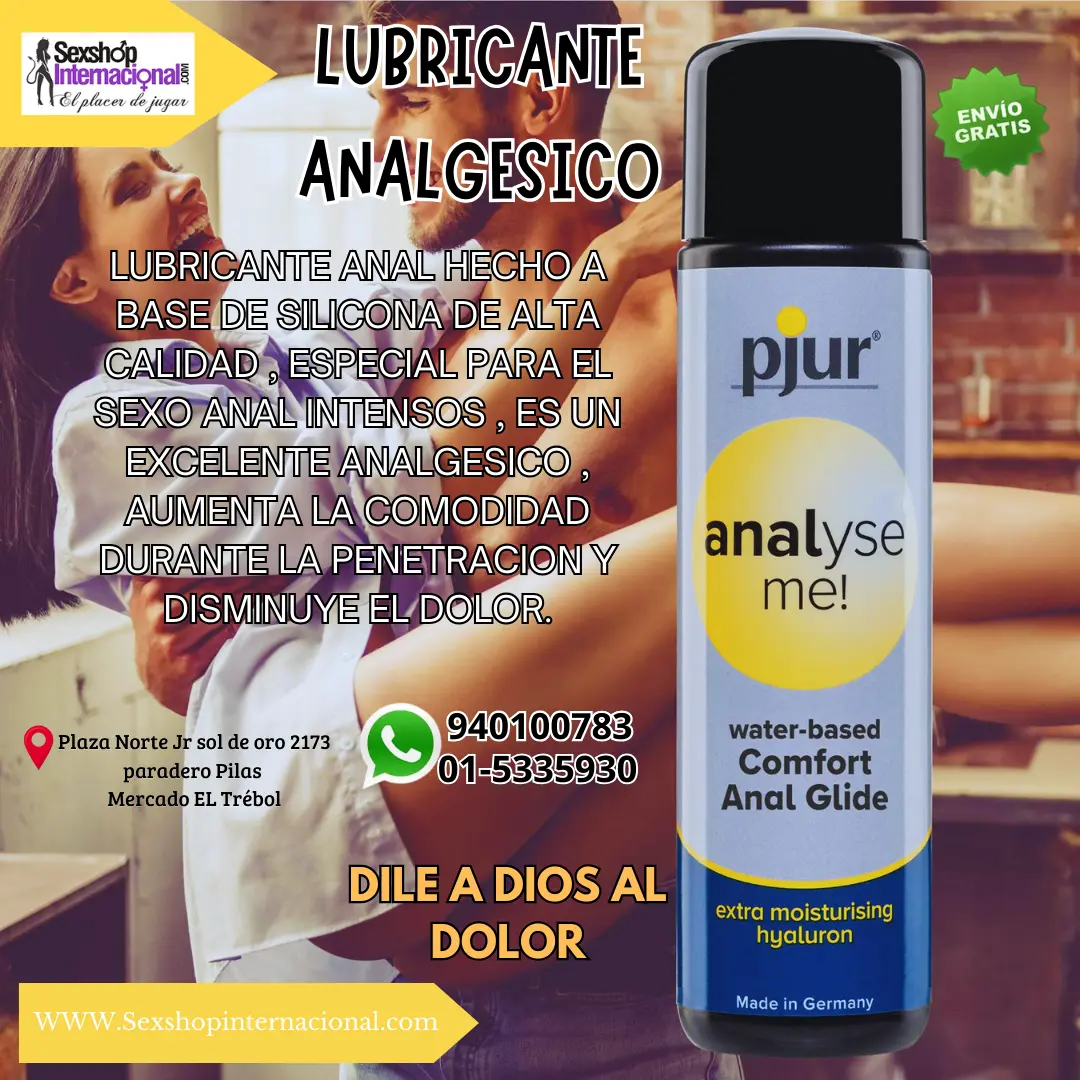 Lubricante Analgesico Pjur 