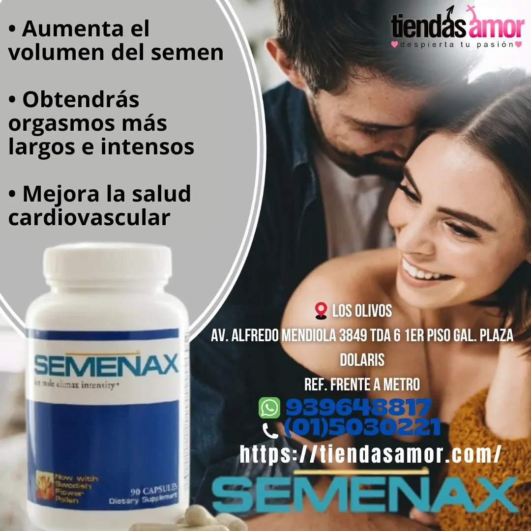 SEMENAX DESEÑADO PARA EL AUMENTO DEL SEMEN - TIENDAS AMOR 