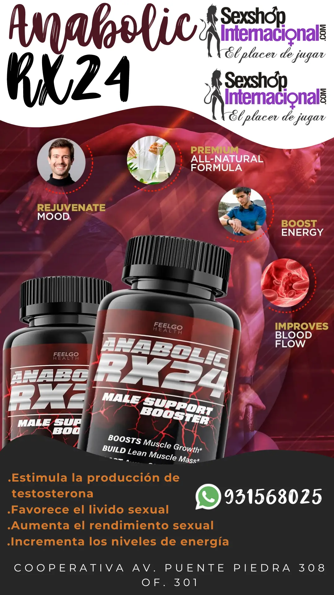 anabolic rx24 aumenta la testosterona sexshop