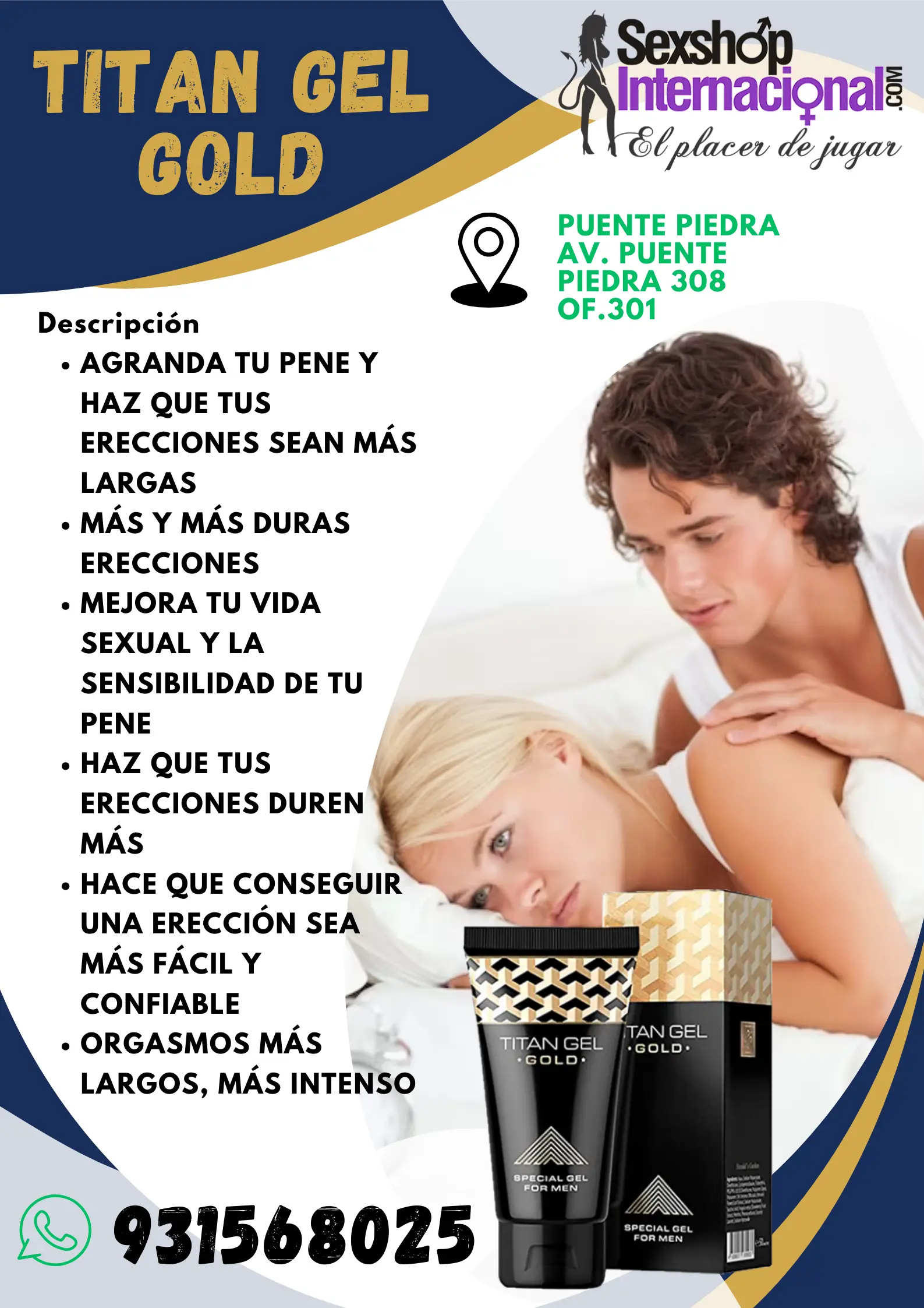 titan gold gel para el desarrollo del pene potencia sexual