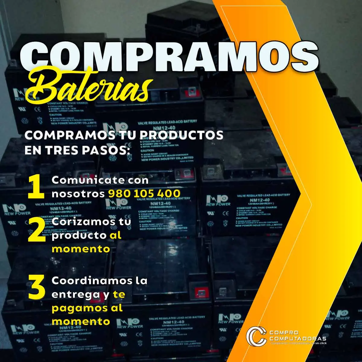 COMPRAMOS BATERIAS 