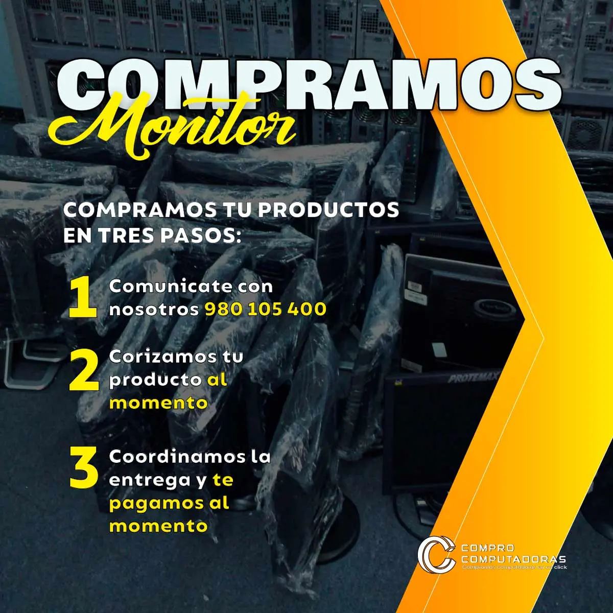 COMPRAMOS MONITORES 