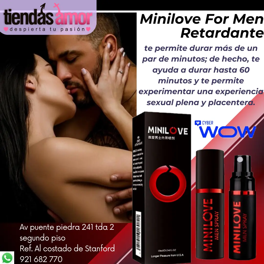 Minilove For Men Retardante te permite durar más de un par de minutos