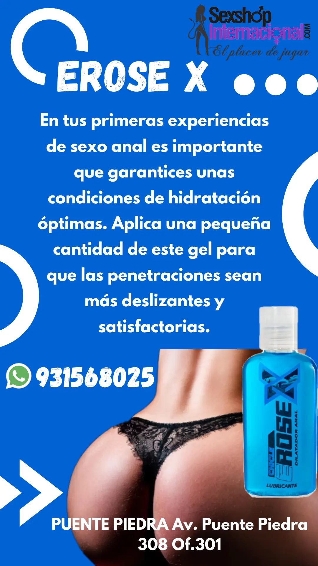 erose x lubricante relajante anal sexshop puente piedra