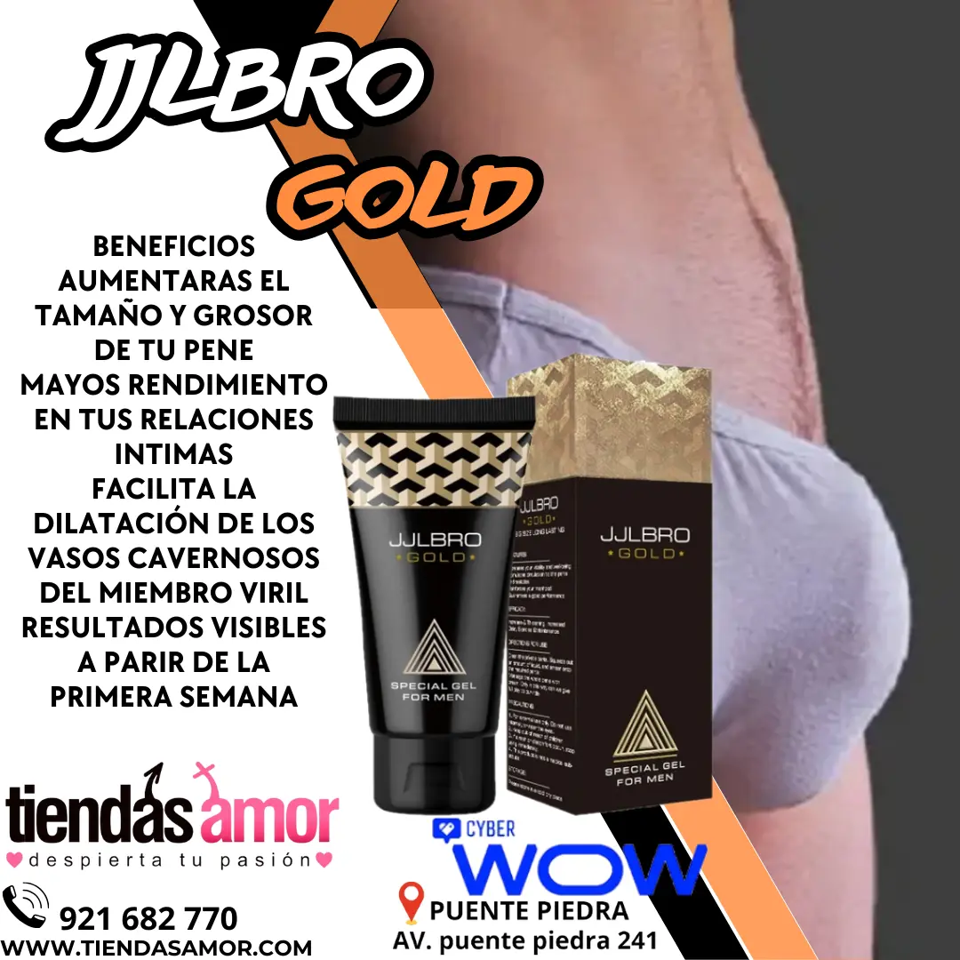 JJLBRO GOLD Gel 100 Original es la manera más confiable y segura para Agrandar 