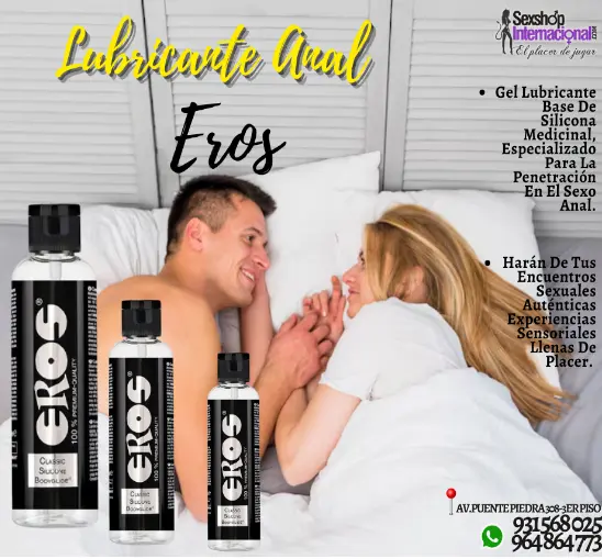 PLACER CON GEL LUBRICANTE ANAL EROS SEXSHOP PTE PIEDRA 