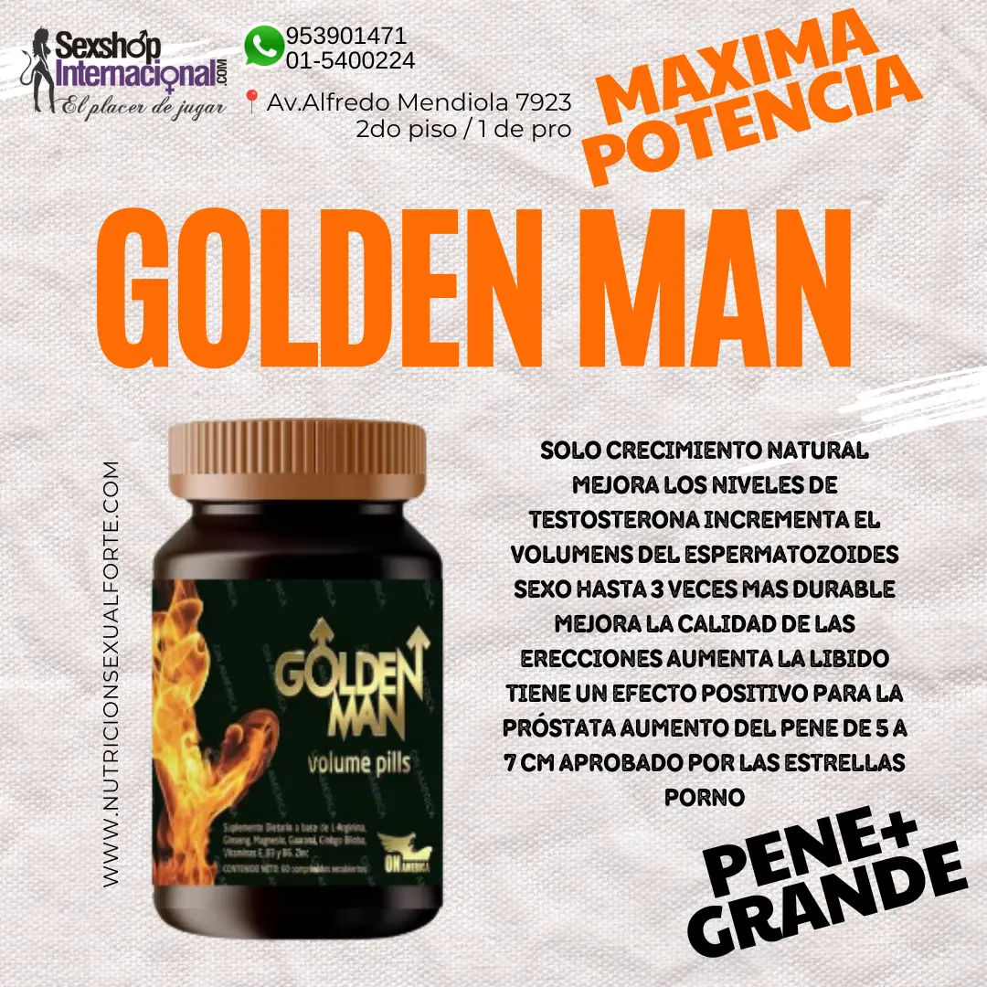 GOLDEN MAN-PENE GRANDE POTENCIASEXUAL