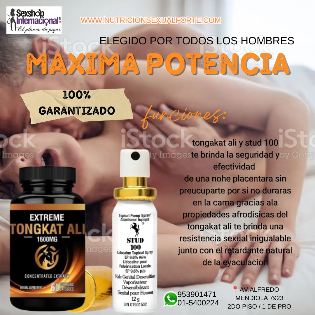 MAXIMA POTENCIA-VIRILIDAD 100 -LOS OLIVOS