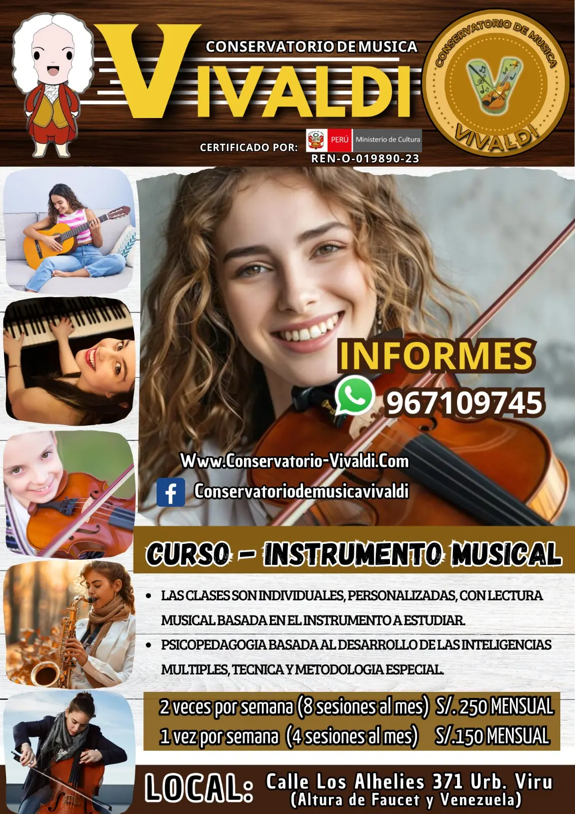 Clases de violin en san miguel - Clases de piano en san miguel