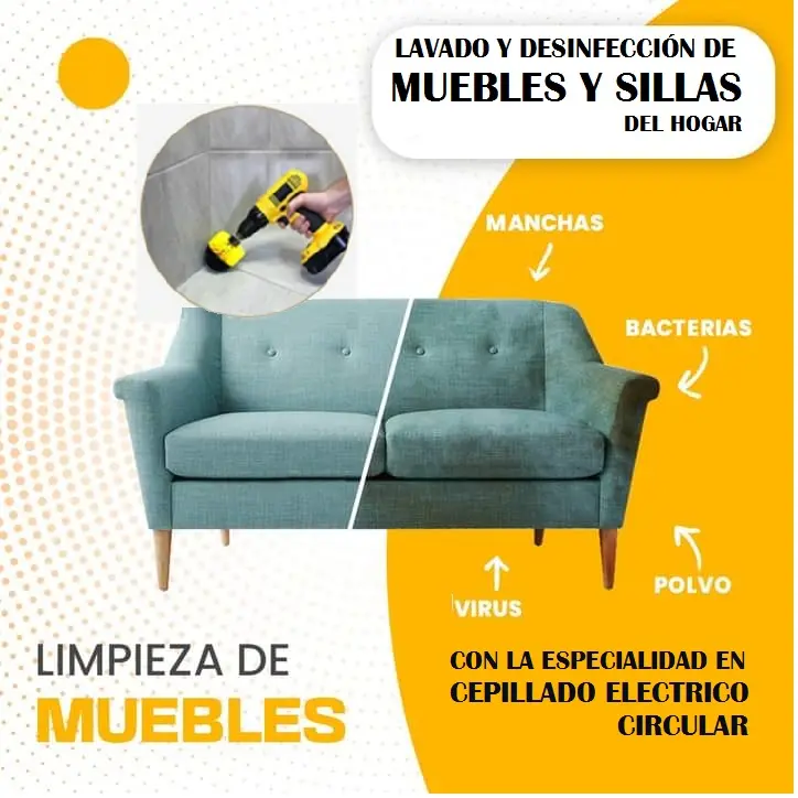 LAVADO DE MUEBLES Y SILLAS DE COMEDOR