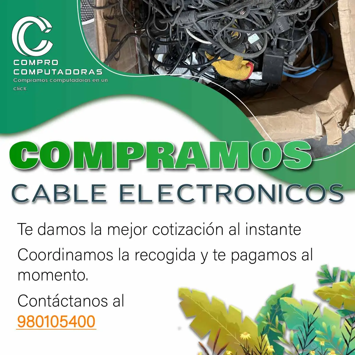 COMPRAMOS CABLES ELECTRONICOS DE TODO TIPO 