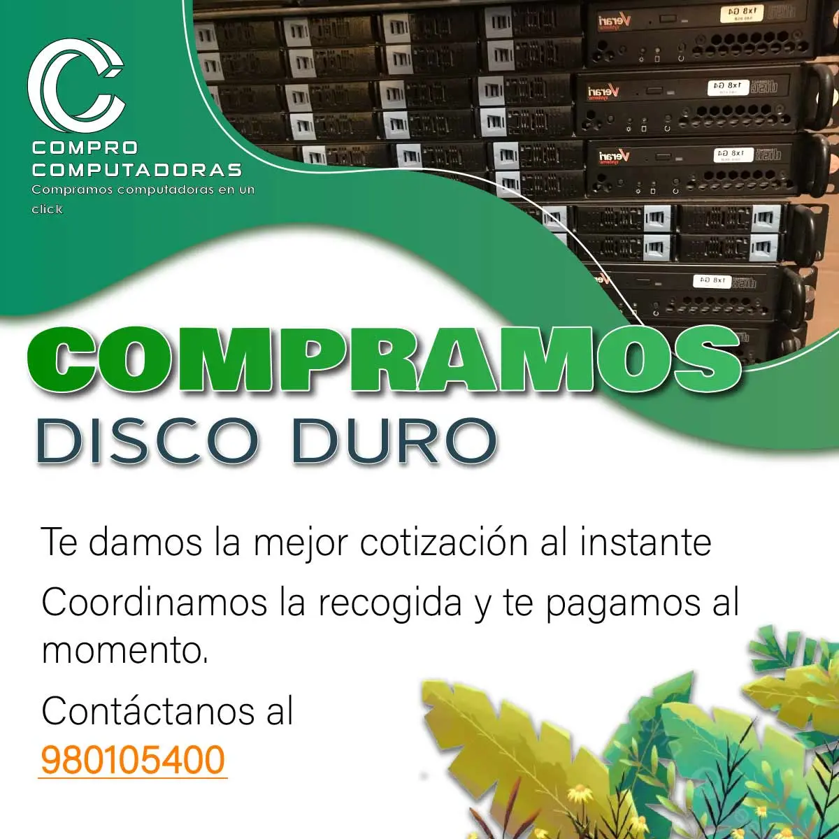 COMPRAMOS DISCOS DUROS 