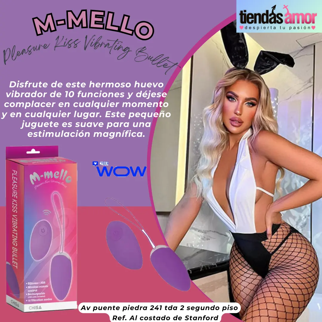 M-Mello Pleasure Kiss Vibrating Bullet