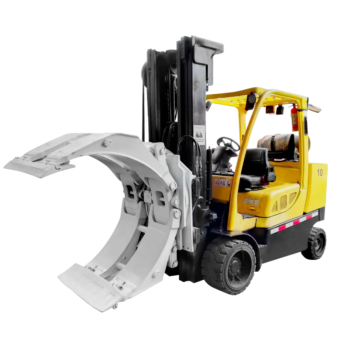 Venta de Montacargas Bobinero Hyster con Aditamento ROLL CLAMP 