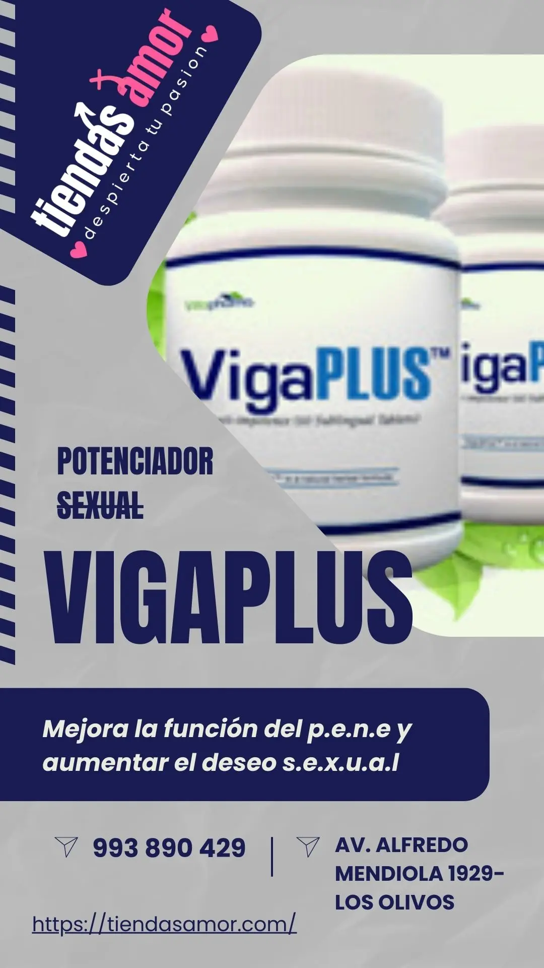 VIGA PLUS POTENCIADOR SEXUAL PARA HOMBRES