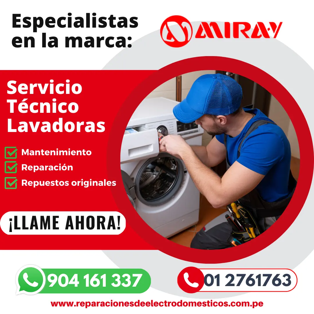 Óptimo Mantenimientos de L_a_v_a_d_o_r_a_s Miray 904161337-Barranco