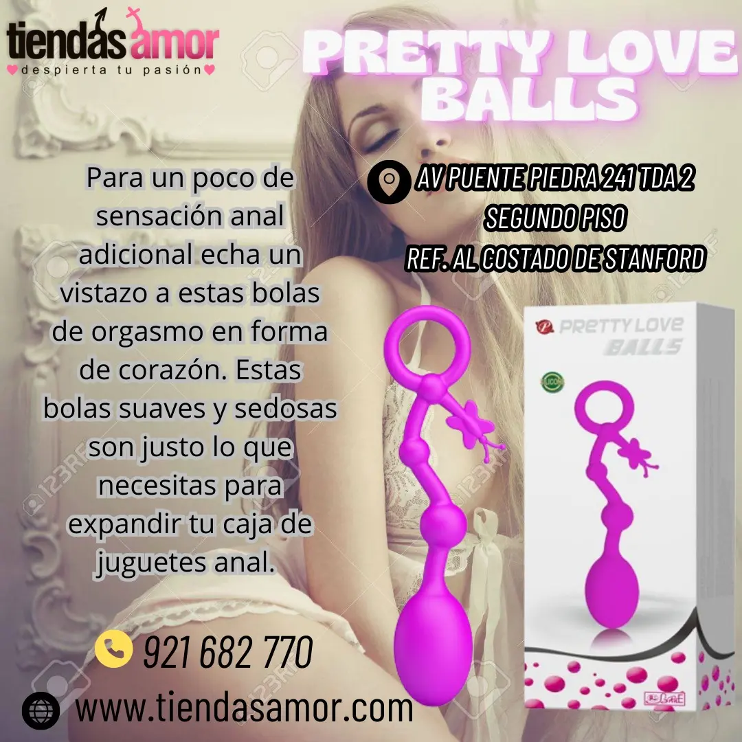 Pretty Love Balls sensación anal adicional echa un vistazo a estas bolas de orgasmo 