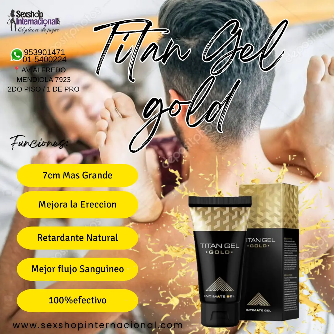 TITAN GEL GOLD-LOS OLIVOS-TIENDA EROTICA