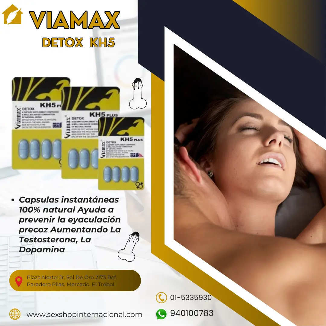 VIAMAX DETOX POTENCIADORAS SEXUAL 