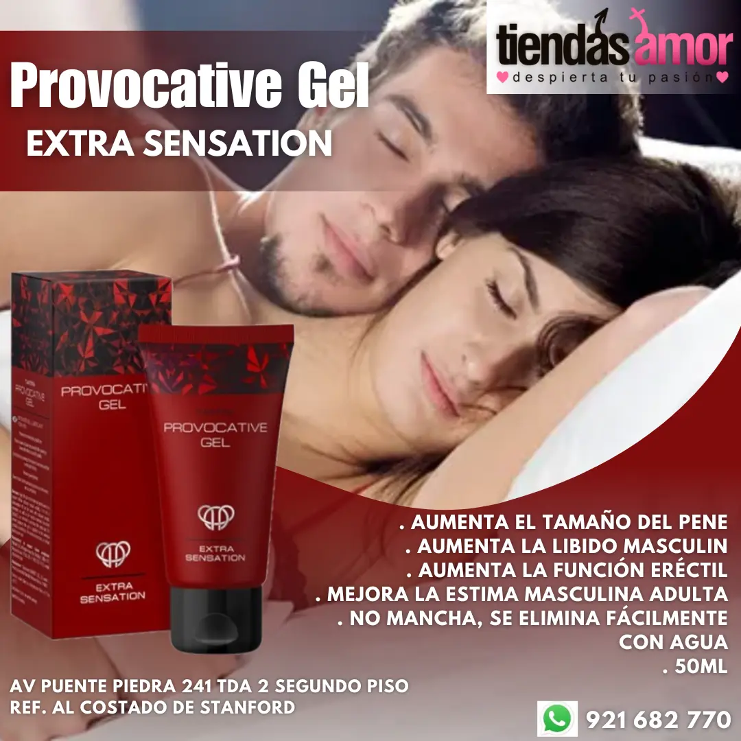 Provocative Gel Extra Sensation Aumenta el tamaño del pene