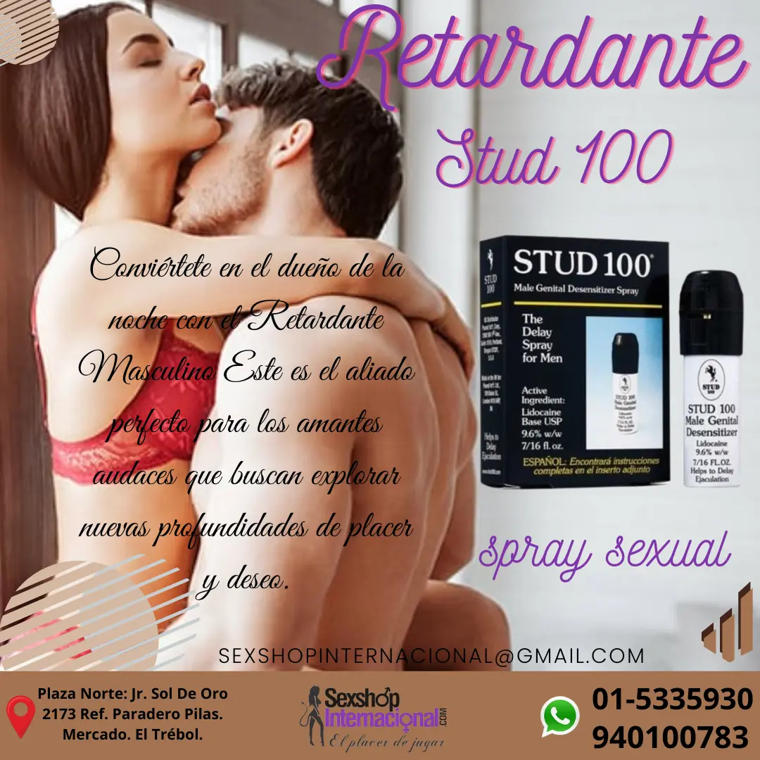 STUD 100 RETARDANTE EN SPRAY 